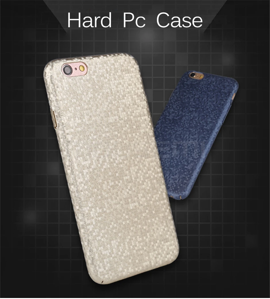 3D Mosaic Grain 6 s plus for iphone matte ultra thin case