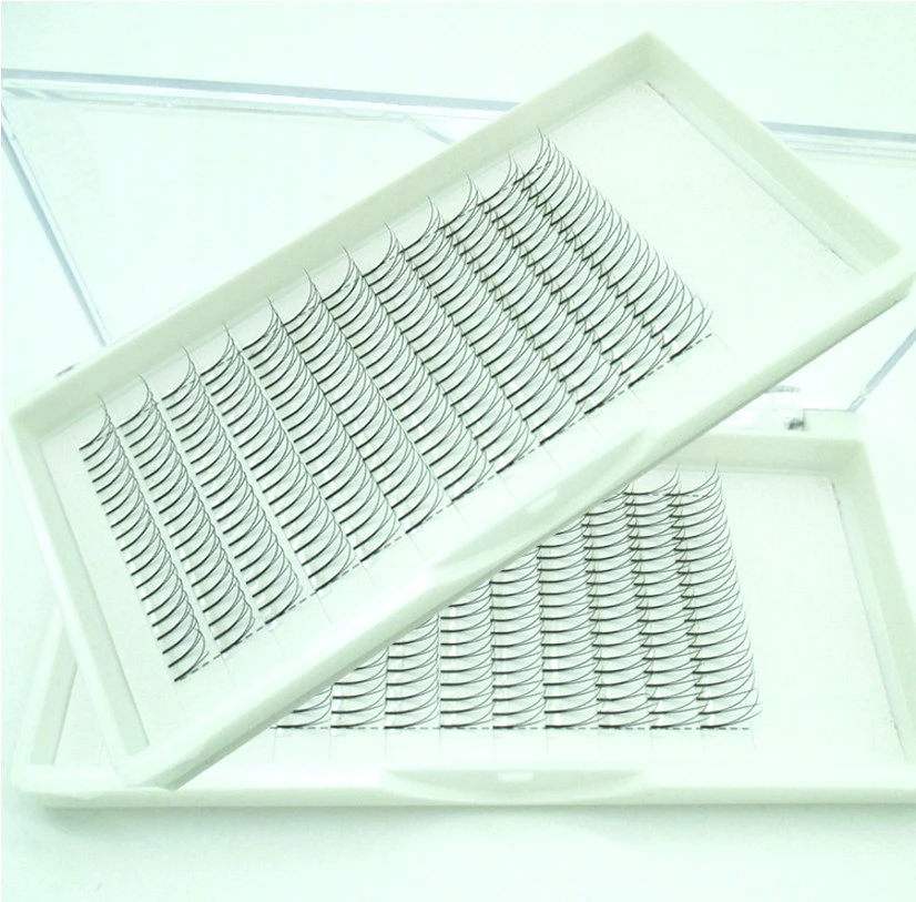 

1box 2D Russian Volume Eyelashes Extension Short Stem Pre made Fans Lash Selling Eyelash Individual Extensions Free Shipping YL