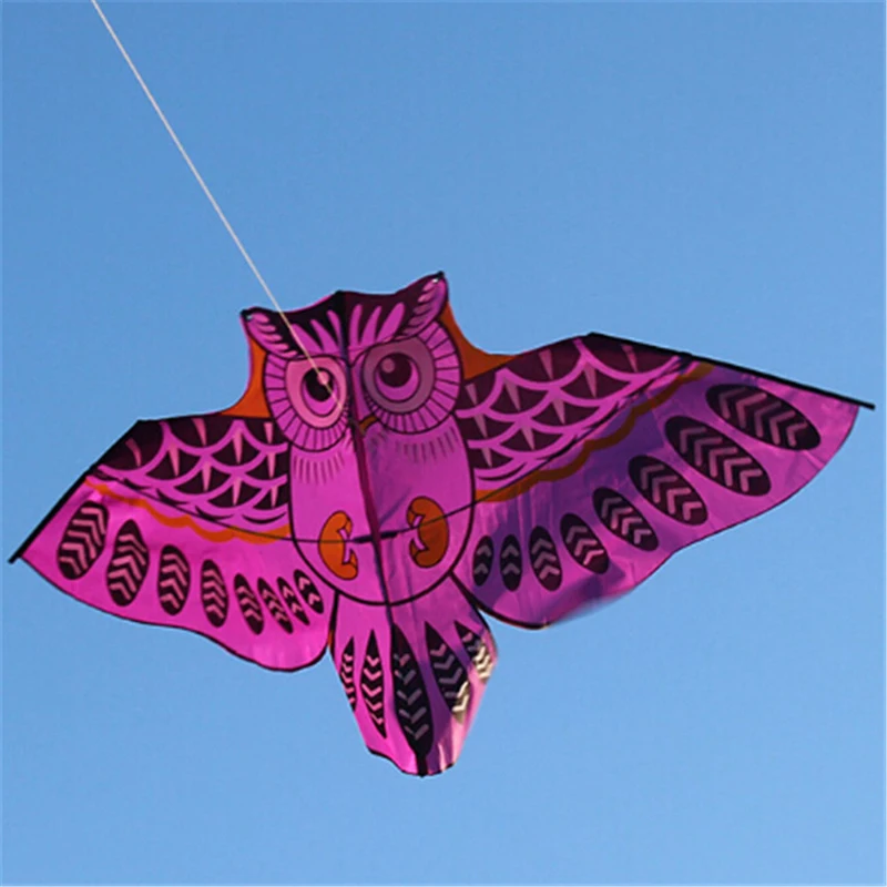 Детская уличная игрушка 110 см воздушный змей красочный мультфильм сова с кайт линии высокого качества