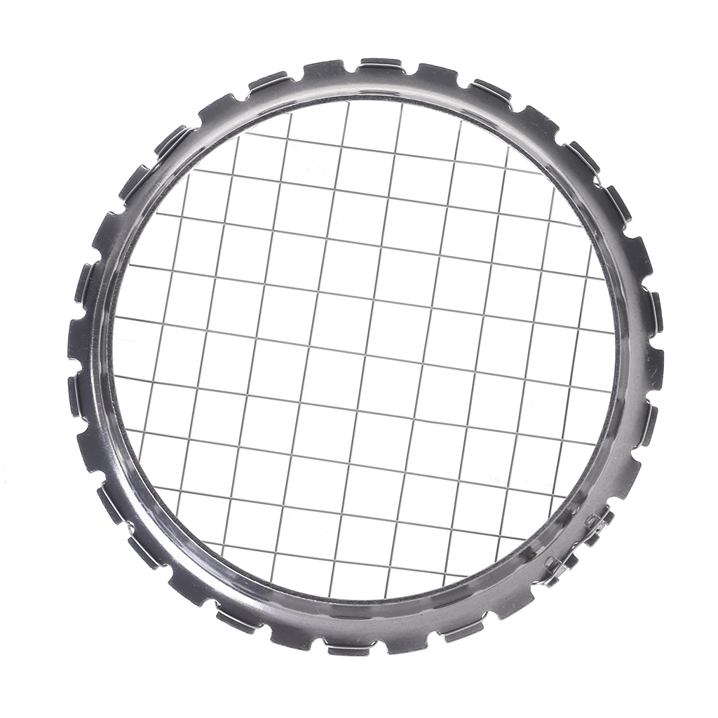 

Stainless Steel Mesh Shape Round Manual Potato Masher Slicer Tool Kitchen Supply