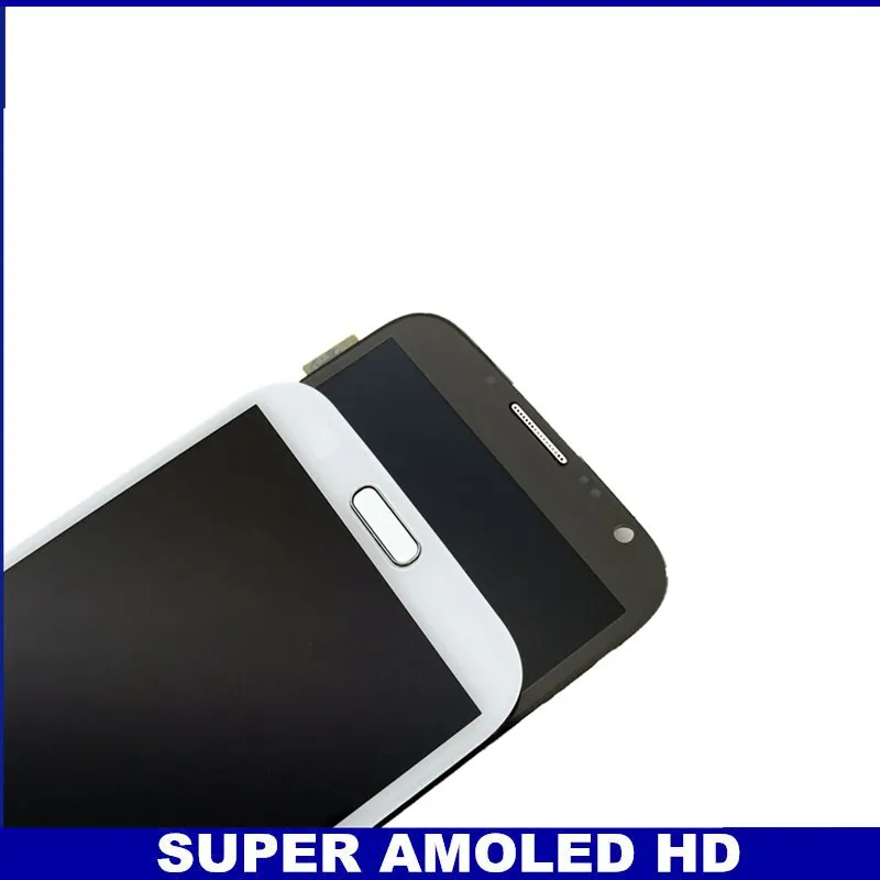 Для samsung Galaxy Note2 Note 2 N7100 Super AMOLED ЖК-дисплей сенсорный экран дигитайзер полная сборка с рамкой Замена стекла