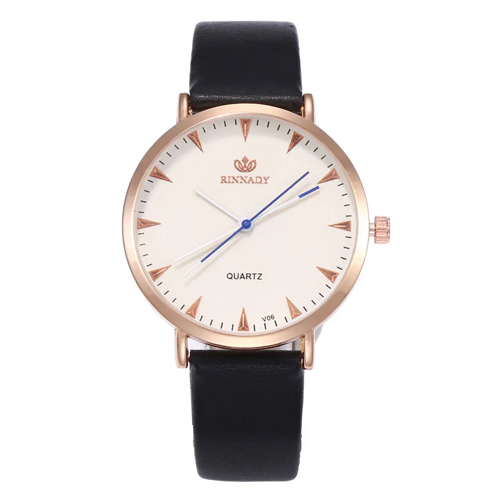 Marca De Moda Para Mujer Reloj Повседневное Корреа Cuero де Cuarzo Femenino|Женские часы| |