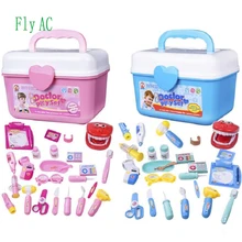 Fly AC Прочный детский набор доктора с электронный стетоскоп и 25 медицинское оборудование доктора, упаковано в прочный Подарочный чехол