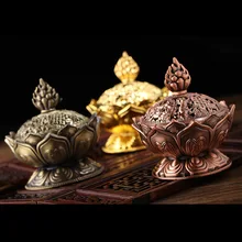 Священная тибетская искусственная бронзовая мини курильница