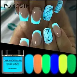 10 г матовый цвет погружения ногтей Пудра светящийся УФ гель натуральный сухой без лампы лечения ногтей искусство украшения