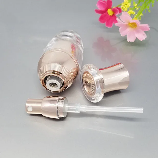Cream Cosmetic Jar Rose Gold Empty Bottle High Grade Spray Bottle Lotion Pump Set Emulsion Bottle 153050g 15ml 30ml 50ml 100ml (23)