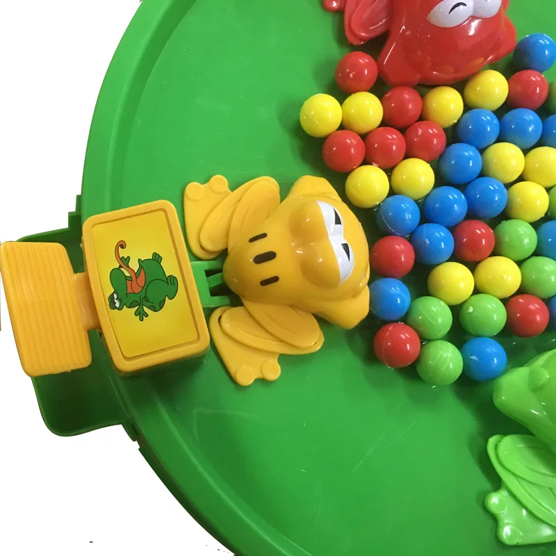 Голодна лягушка жабка, мяч для еды, креативный узор, игра для родителей и детей, Интерактивная забавная игрушка для родителей