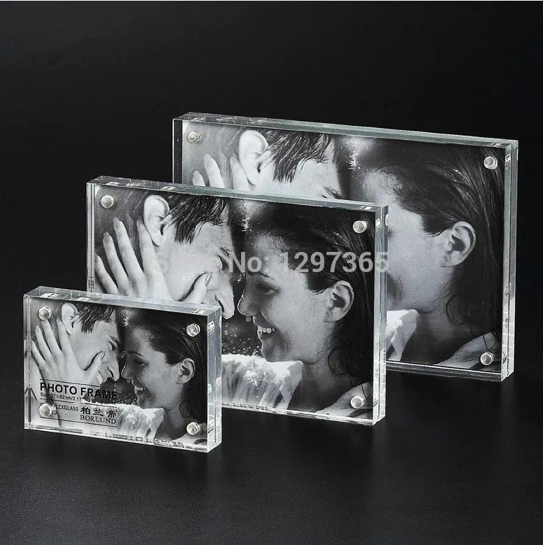 Лидер продаж 2 шт./компл. Акриловые Кристалл DIY украшения творческий смешные фото Рамки 152x102 мм