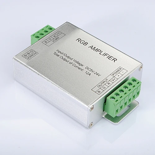 

Promotion! 6pcs RGB 5050 SMD 4 LED Strip Light Sign Signal Amplifier 12V