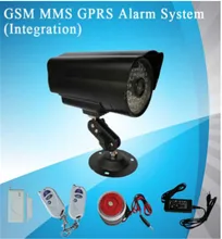 900/1800/1900 Mhz Sistema de Alarma Antirrobo GSM GPRS MMS Alarma Cámara