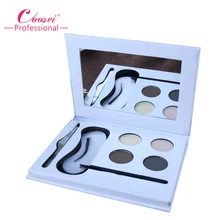 

2016 High Quality Eye Brow Powder,Professional Eyebrow Makeup Kit With Mirror,Brow Pomade,Tweezer,Stencils And Brow Brush