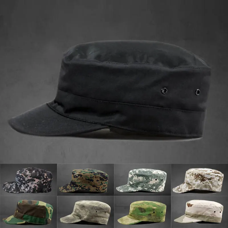 

2018 Hot Fashion New Hat for men Camo Camouflage Patrol Castro Hat Army Baseball Outdoor Sun Cadet Cap Gorro Homme