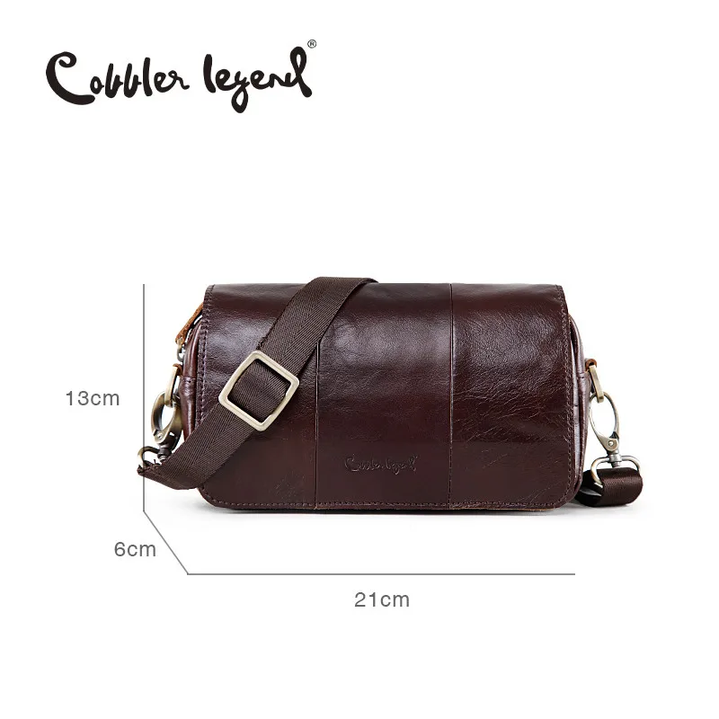 Cobbler Legend, высокое качество, новая мода, женские сумки через плечо, натуральная кожа, корсбоди, сумка в стиле ретро, ранцы 10311 - Цвет: Coffee
