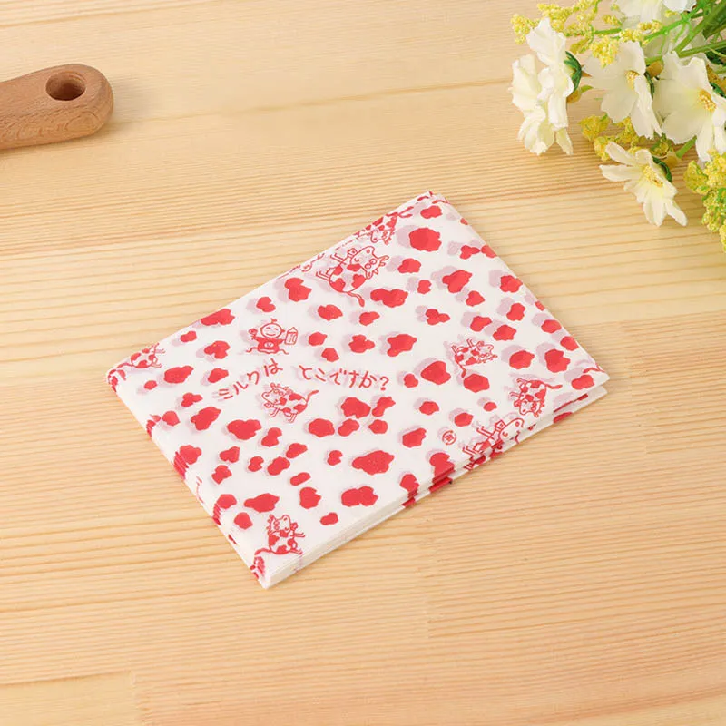 Бумажный пакет конфет обертка Pad бумага нуга оберточная бумага подарочная коробка для печенья вечерние свадебные украшения Закуски Упаковка 100 шт - Цвет: Red spots