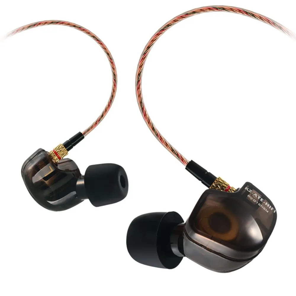 Новинка оригинальные наушники-вкладыши KZ ATE 3 5 мм Hi-Fi металлические
