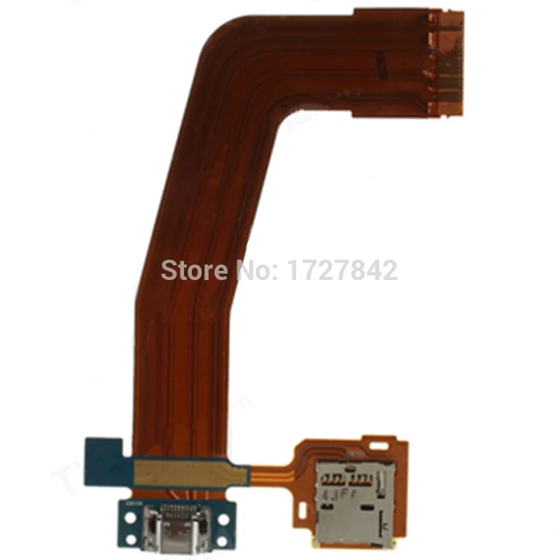 10 pieces/lot for Samsung Galaxy Tab S 10.5 T800 USB Dock Connector Charging Port Flex with SD Card Reader Cable | Мобильные