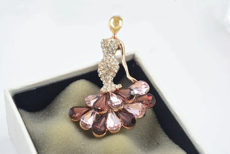 Хрустальный Элегантный танцорский шаль с пряжкой кристалл от Swarovski Wild аксессуары