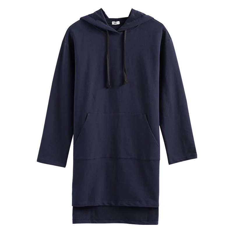 Women Hoodies Causal Pullovers Sweatshirts Female Autumn New Hooded Dress Navy Hoodies Loose Cotton Winter Clothing GGZ18106 Hoodies