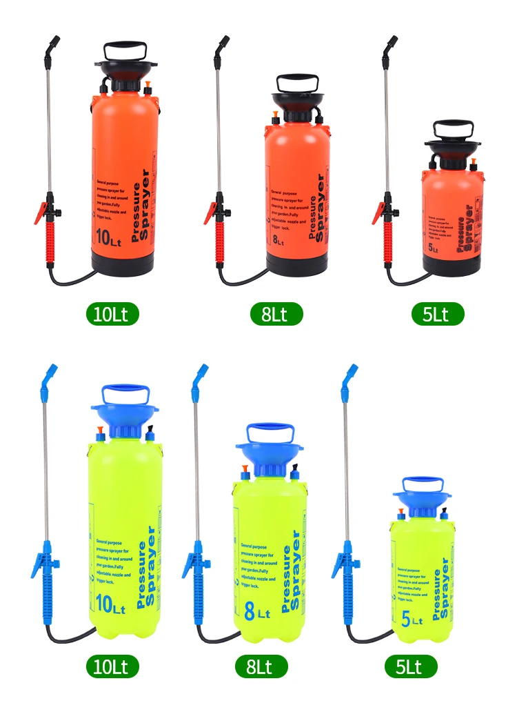 Типы давления воздуха для сельского садоводства плечевой пояс 5л/8л/10л садовый опрыскиватель для полива газон компрессионные насосы