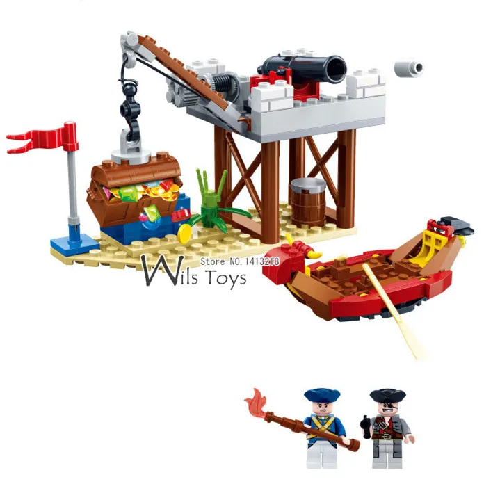 pirates of the caribbean toy ship with action figures