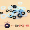 En oferta 100 Uds M1.5 M2 M2.5 M3 M4 M5 M6 M8 M10 M12 blanco nailon plástico negro arandela plana avión espaciador aislamiento anillo de junta para tornillo dgOLl7Wr