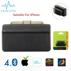 Aganippe ELM 327 Bluetooth OBD2 Авто сканер мини ELM327 OBD 2 Bluetooth адаптер eml327 автомобиля диагностический инструмент для iPhone/Android