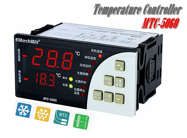 Kühlschrankthermostat : Elitech mtc 5080 kühlschrank thermostat gewidmet one touch bedienung Kühlschrankthermostat : Elitech mtc 5080 kühlschrank thermostat gewidmet one touch bedienung
