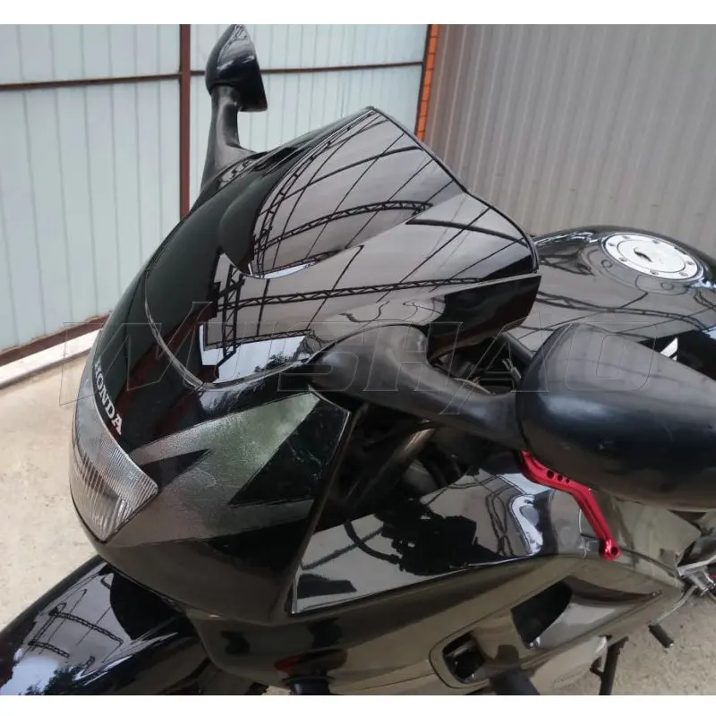 Лобовое стекло для мотоцикла экран ветрового стекла с двумя пузырьками Honda CBR600F