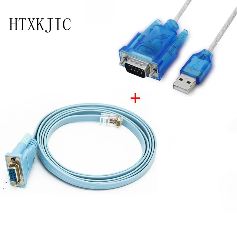 Console Cisco RJ45 to DB9 Female Adapter Green. PC Serial