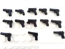 B0110 город пистолет оружие swat Полиция Военная Модель комплекты кирпич блоки оригинальный Мини Цифры игрушки