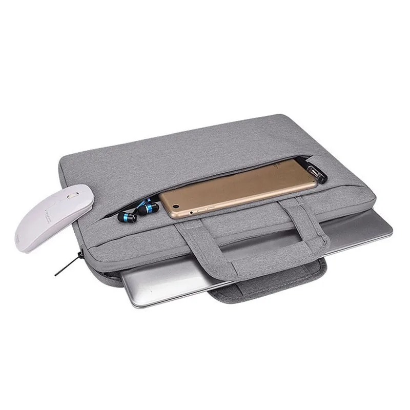 

Portable Laptop Bags For Women And Men Business Briefcase Waterproof MacBook Case 15.6 15.4 14.1 13.3 Inch Hand Bag Scratchproof