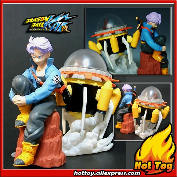 

100% Original BANDAI Gashapon PVC Toy Figure HG Imagination 06 - Trunks & Time machine from "Dragon Ball Z" (6cm tall)
