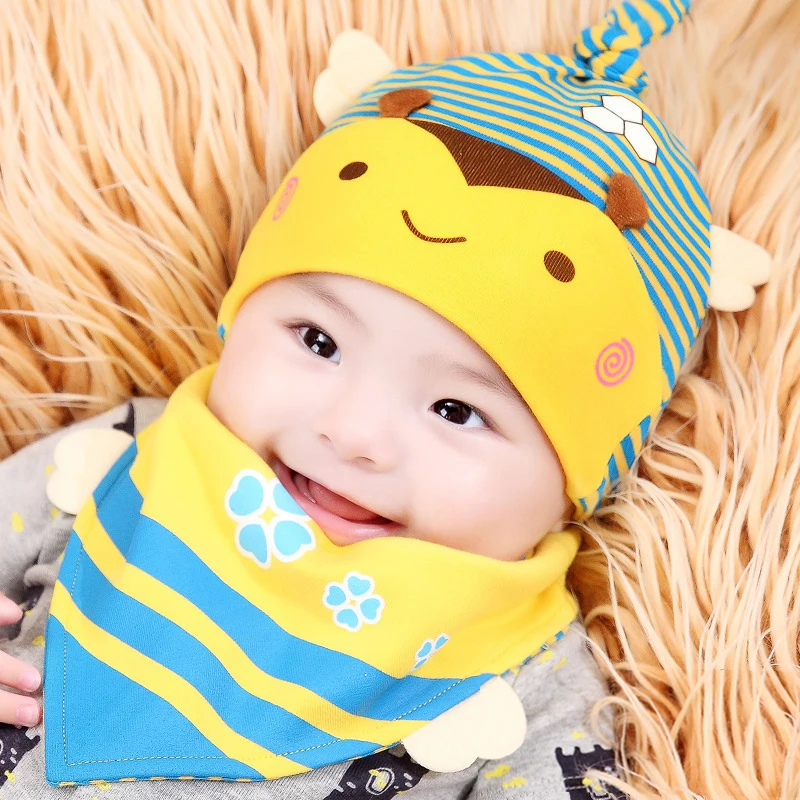 TDX C35 детская шапка 0 до 3 до 6 to12 месяцев новорожденного шапка тонкая шин крышка Весна и осень 100% хлопок мужской шляпа