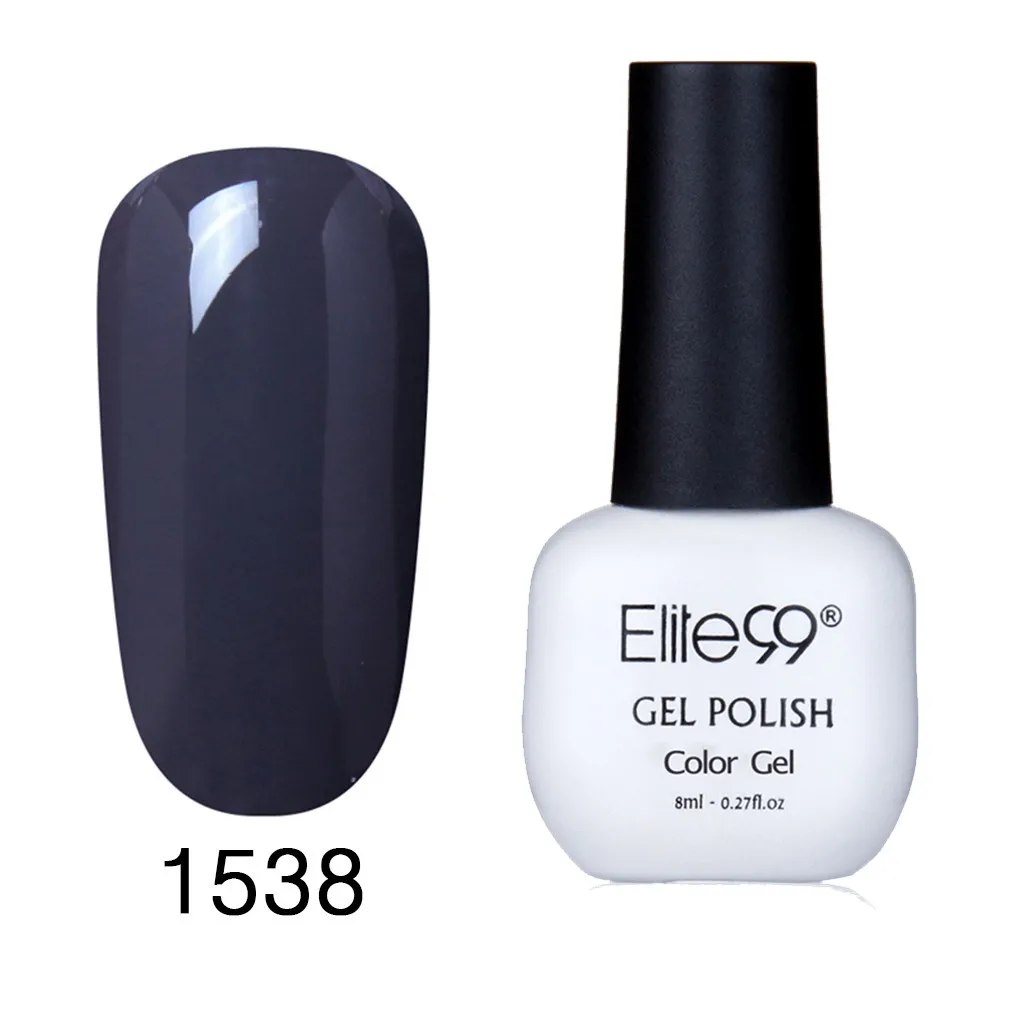 Elite99 8 мл Лидер продаж Цвет, гель, лак для ногтей, био-Гели Soak Off УФ полу Перманентный лак для ногтей Lucky лак Лаки - Цвет: G1538