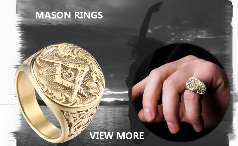 CHUKUI, модное кольцо, ювелирное изделие, винтажное, очаровательное, масонская печатка, кольца, золото, цвет, титан, нержавеющая сталь, кольцо масоны для мужчин
