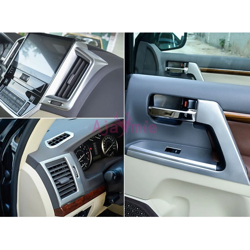 Для Toyota LC Land Cruiser 200 2016 2017 держатель для межкомнатной двери ручка AC Outlet панель