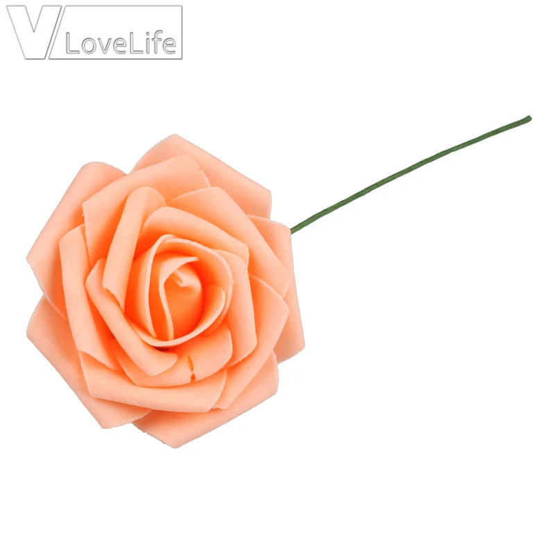 10 шт. искусственные розы из пенополиэтилена 8 см|foam rose heads|rose headsbride bouquet |