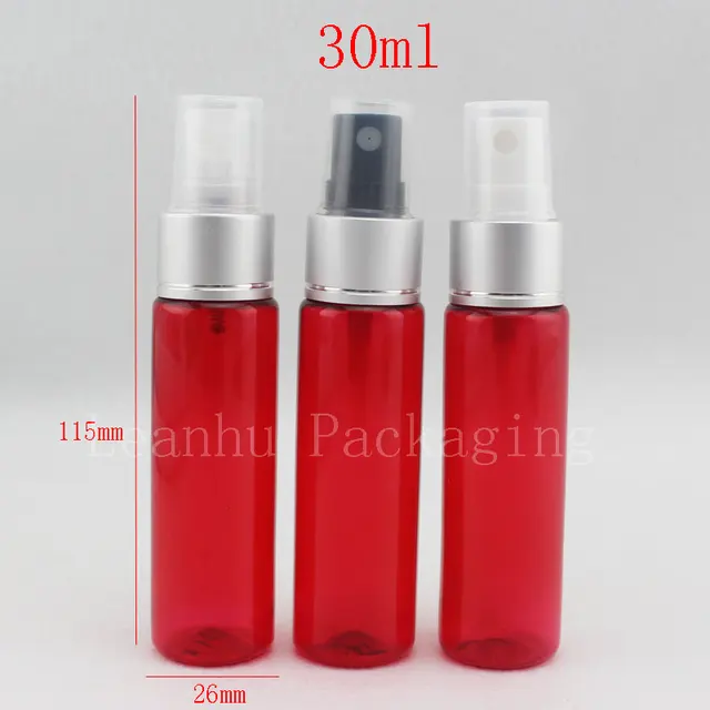 30ml red perfume fine spray bottle empty cosmetic bottle container