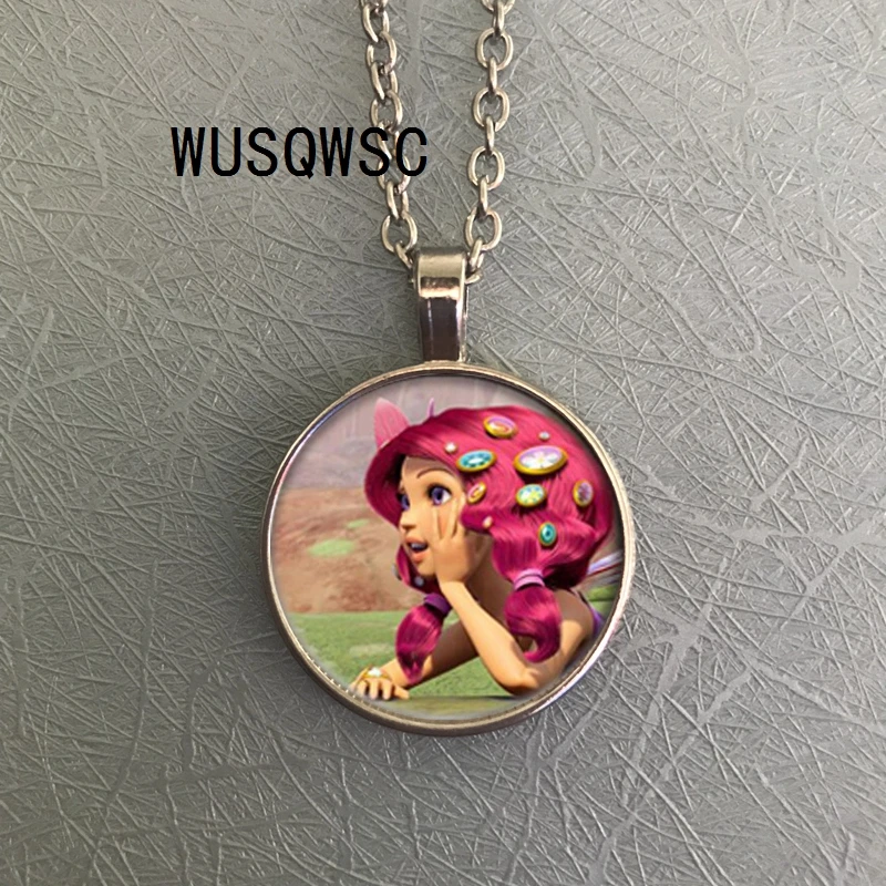 WUSQWSC Мода Мультфильм Миа и я ожерелье Сказочный эльф аниме круглый фото ручной
