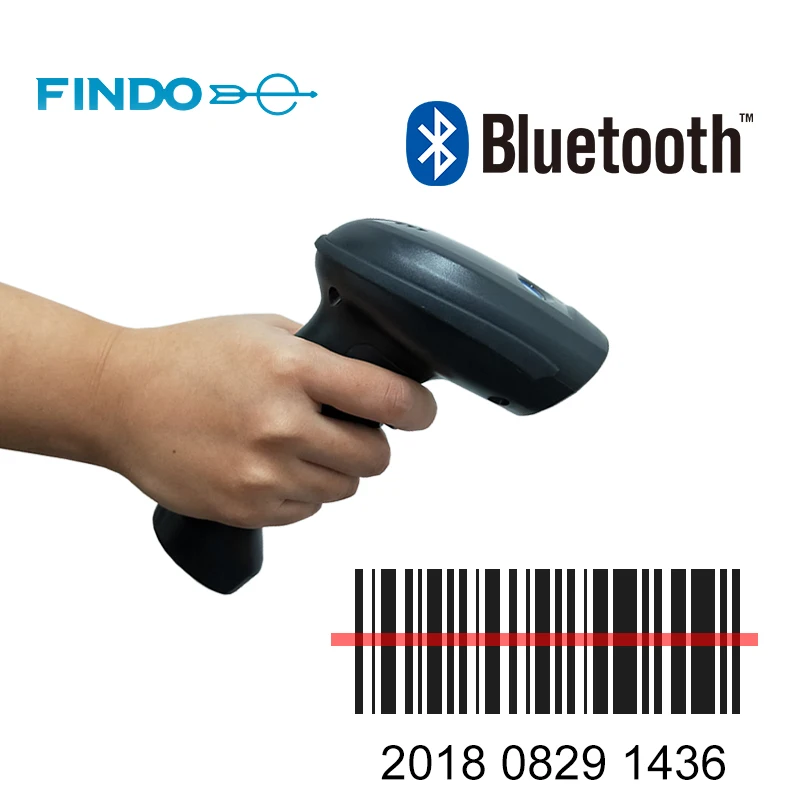 

1d 2d bluetooth Portable usb barcode Scanner Long Range CMOS Cordless Bar Code Reader USB Cable for Supermarket POS Inventory