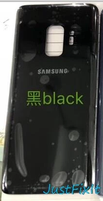 Для SAMSUNG Galaxy S9 S9 plus S9+ G965 G965F G960F G960 задняя крышка батарейного отсека задняя стеклянная крышка Корпус чехол Замена батарейного отсека - Цвет: Black