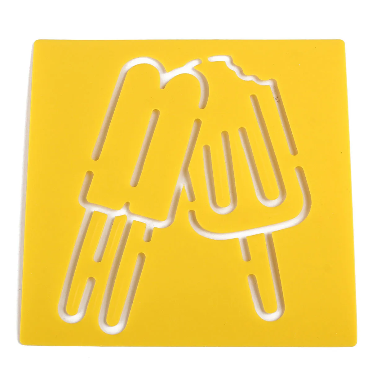 6 pz Plastica Colorati Per Bambini Panti Modello di apprendimento Tavolo Da Disegno Giocattolo Educazione Stencil Giocattoli Per Bambini Favor Regalo Ice