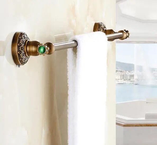 

Free Shipping Single Towel Bar,Robe Hooks,Toilet Brush Holder,Towel Holder,Paper Holder Luxury Towel Ring Antique Towel Rail