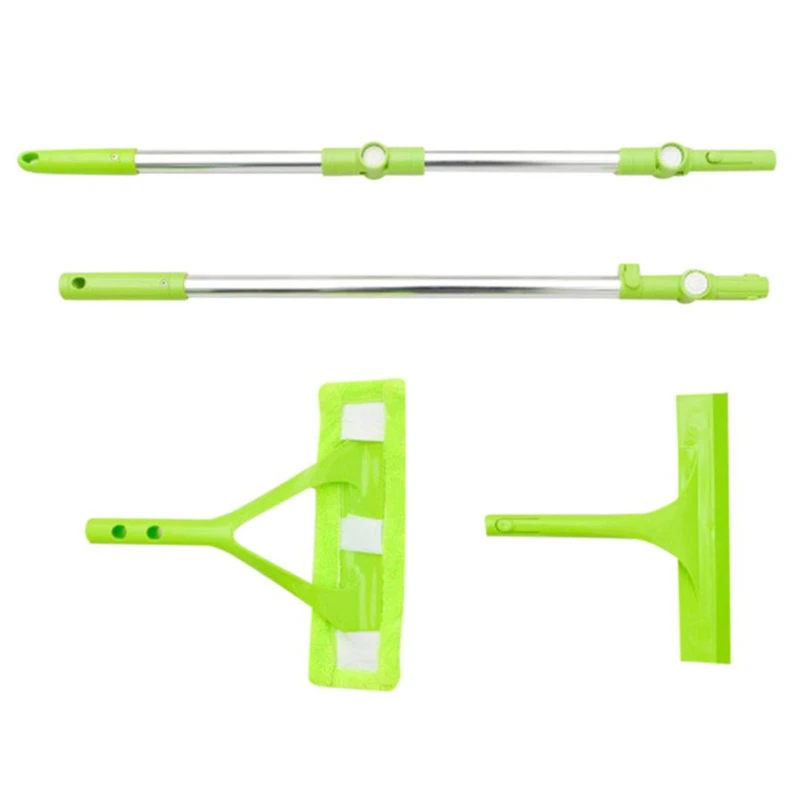Telescopic Foldable Handle Cleaning Glass Sponge Mop Cleaner Window Extendable multi-function Wear-resistant Creative C0419#30  15