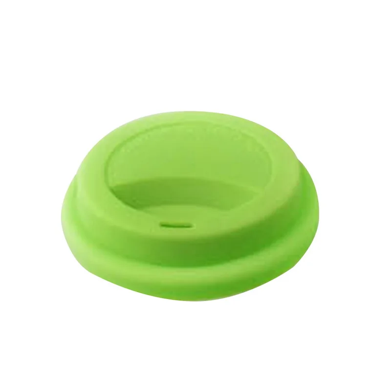 1PC Coffee Food Grade Dustproof Silicone Cover Circular Seal Single Layer Ceramic Glassr Silicone Cup Lid