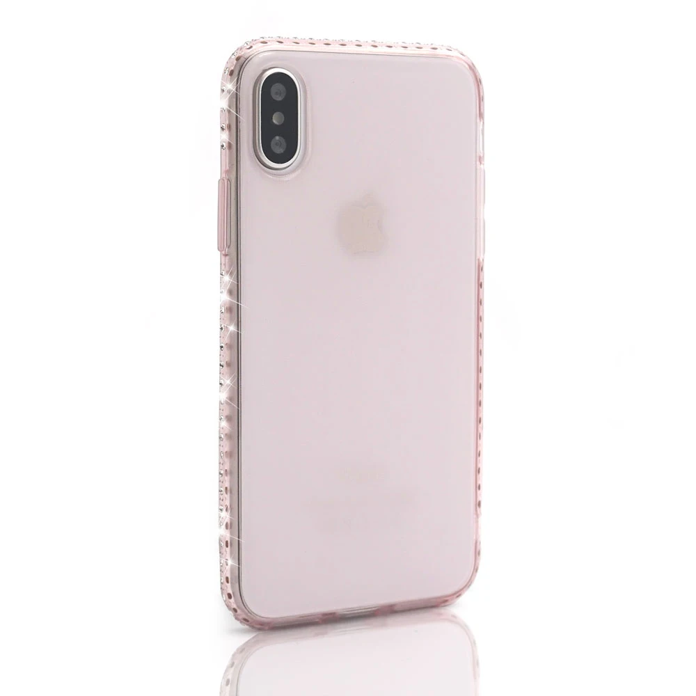 Ascromy Silicone Phone Case For Apple iPhone X 8 7 Plus 6 6S 5 5S SE Case Luxury Bling Transparent Diamond Soft Back Cover Coque (26)