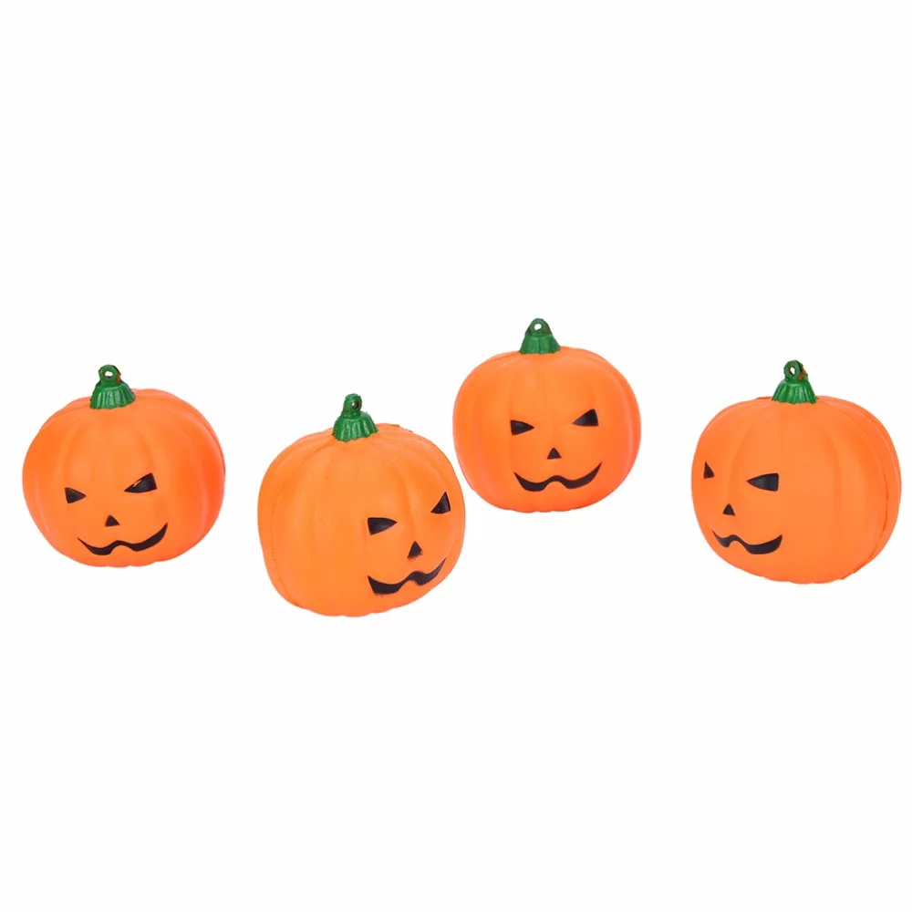 NEW 20pcs/lots slow rising PU Smiling face Halloween pumpkins Squishy Charm mobile phone strap Bread Cake Kid Toy Gift | Игрушки и хобби