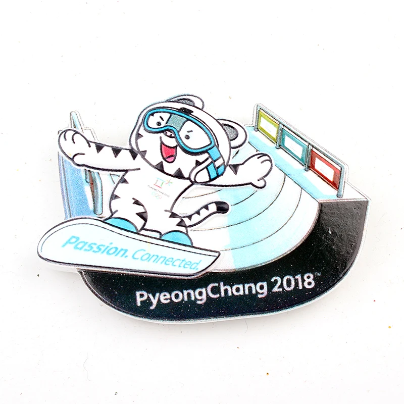 Олимпийские 3D магниты на холодильник PyeongChang 2018 сувениры для путешествий по миру