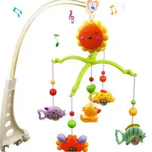 1pc/set Baby Education Baby Toys for 0-12 Months Bed Hanging Toy Musical Crib Toys Baby Bell Ring Rattle Mobile 37*6*27.5cm