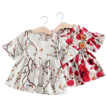 

Girls Sleeveless Big Bow Cute Multicolour Summer Girl Clothes Stripes Sleeves Sling Sweet Baby Dress Summer Birthday Dresses